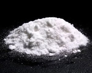 AM-2201 synthetic cannabinoid displayed on table