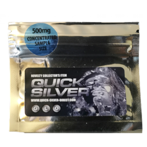 Quick Silver Soothing Bath Salts with calming spa design